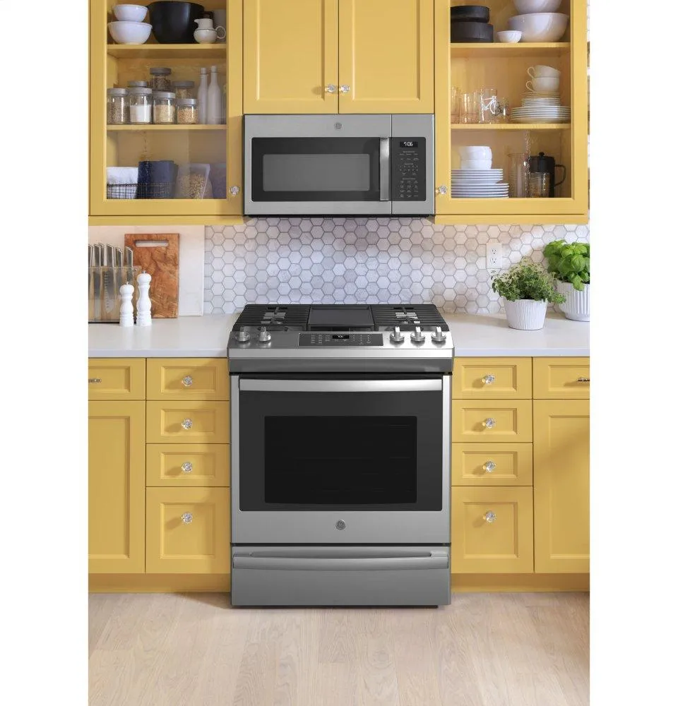 Ge Appliances JGS760SPSS Ge? 30" Slide-In Front-Control Convection Gas Range With No Preheat Air Fry