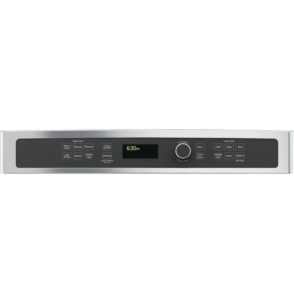 Ge Appliances JK3800SHSS Ge? 27" Built-In Combination Microwave/Thermal Wall Oven