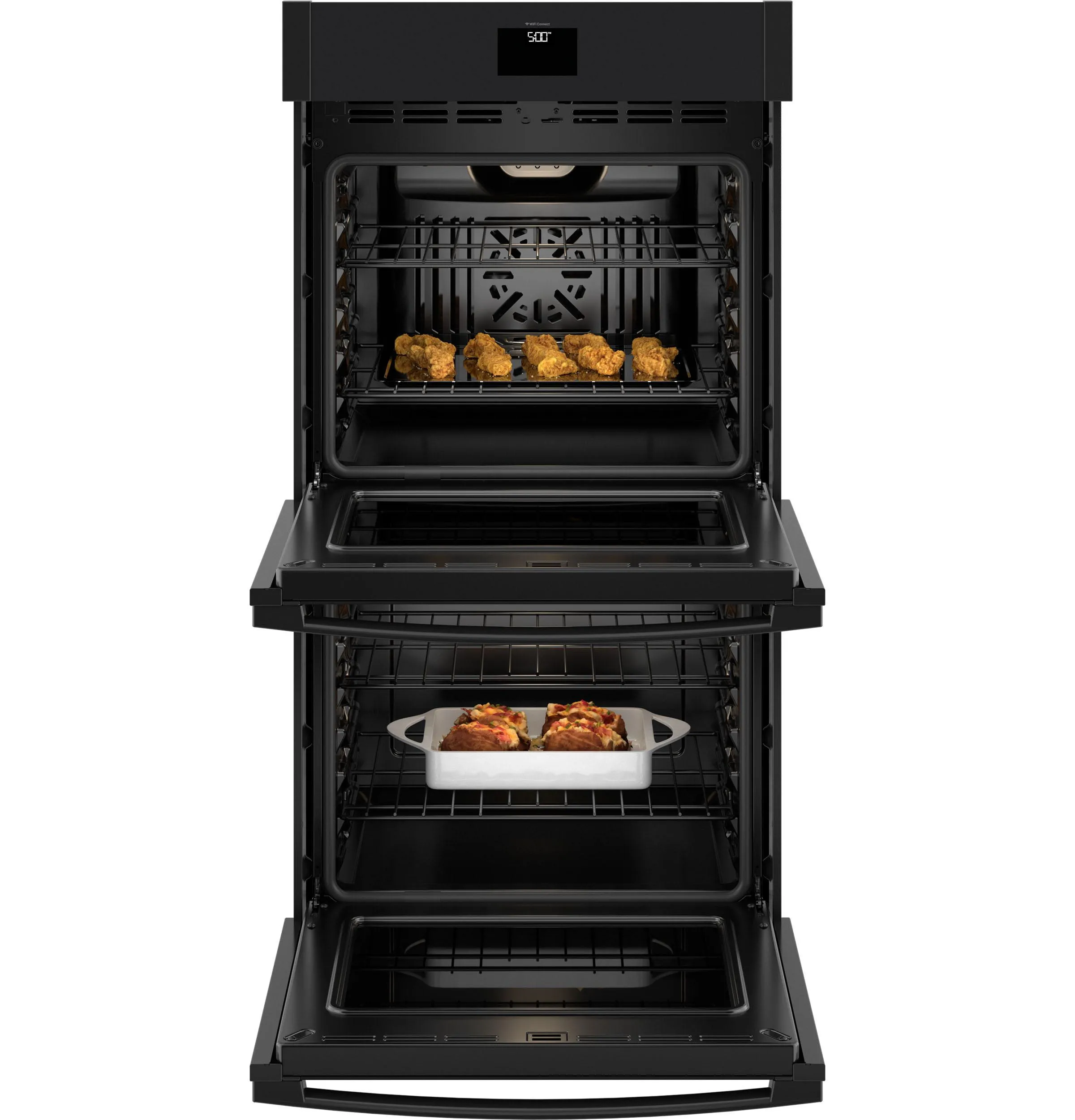 Ge Appliances JKD5000DVBB Ge? 27" Smart Built-In Convection Double Wall Oven With No Preheat Air Fry