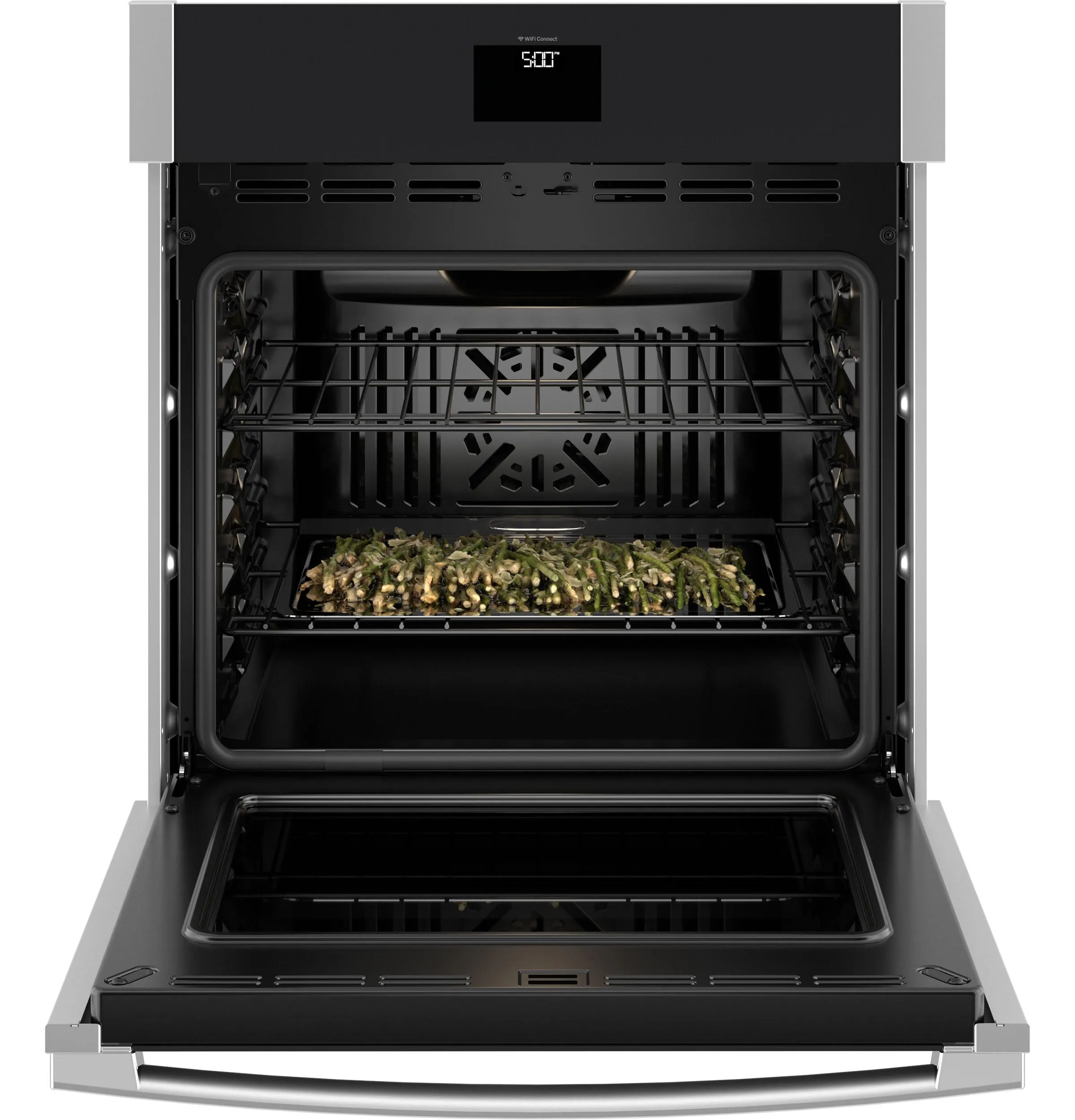 Ge Appliances JKS5000SVSS Ge? 27" Smart Built-In Convection Single Wall Oven With No Preheat Air Fry