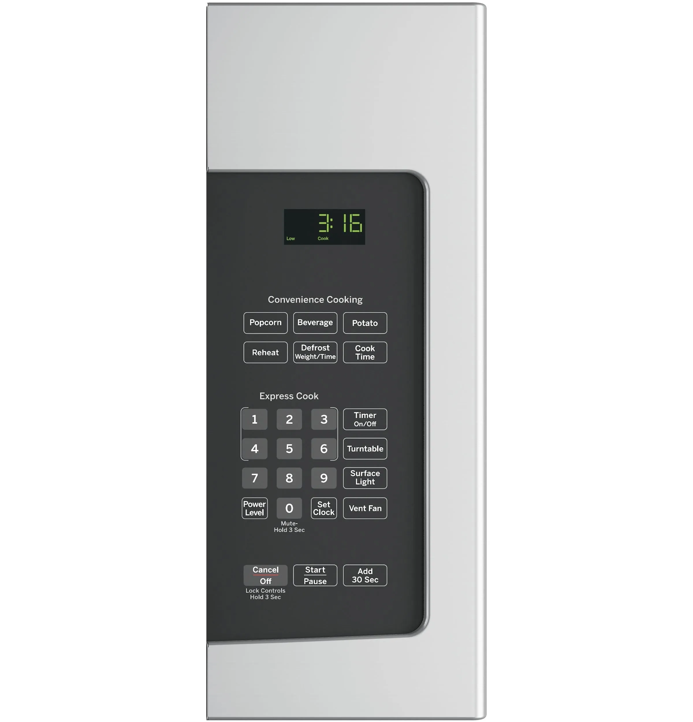 Ge Appliances JNM3163RJSS Ge? 1.6 Cu. Ft. Over-The-Range Microwave Oven With Recirculating Venting