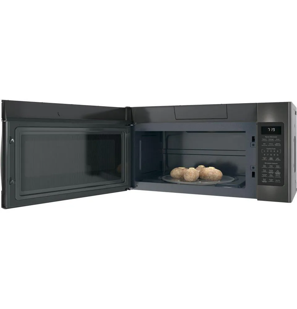 Ge Appliances JNM7196BLTS Ge? 1.9 Cu. Ft. Over-The-Range Sensor Microwave Oven With Recirculating Venting