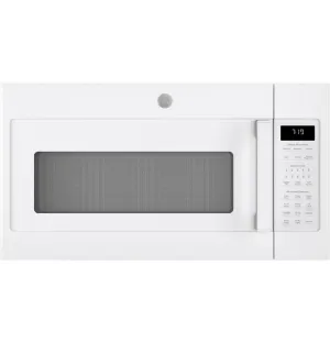 Ge Appliances JNM7196DKWW Ge? 1.9 Cu. Ft. Over-The-Range Sensor Microwave Oven With Recirculating Venting