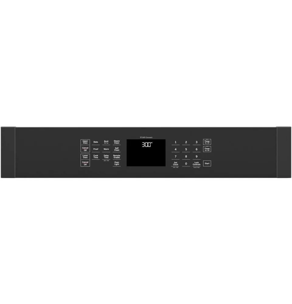 Ge Appliances JTD3000DNBB Ge? 30" Smart Built-In Self-Clean Double Wall Oven With Never-Scrub Racks