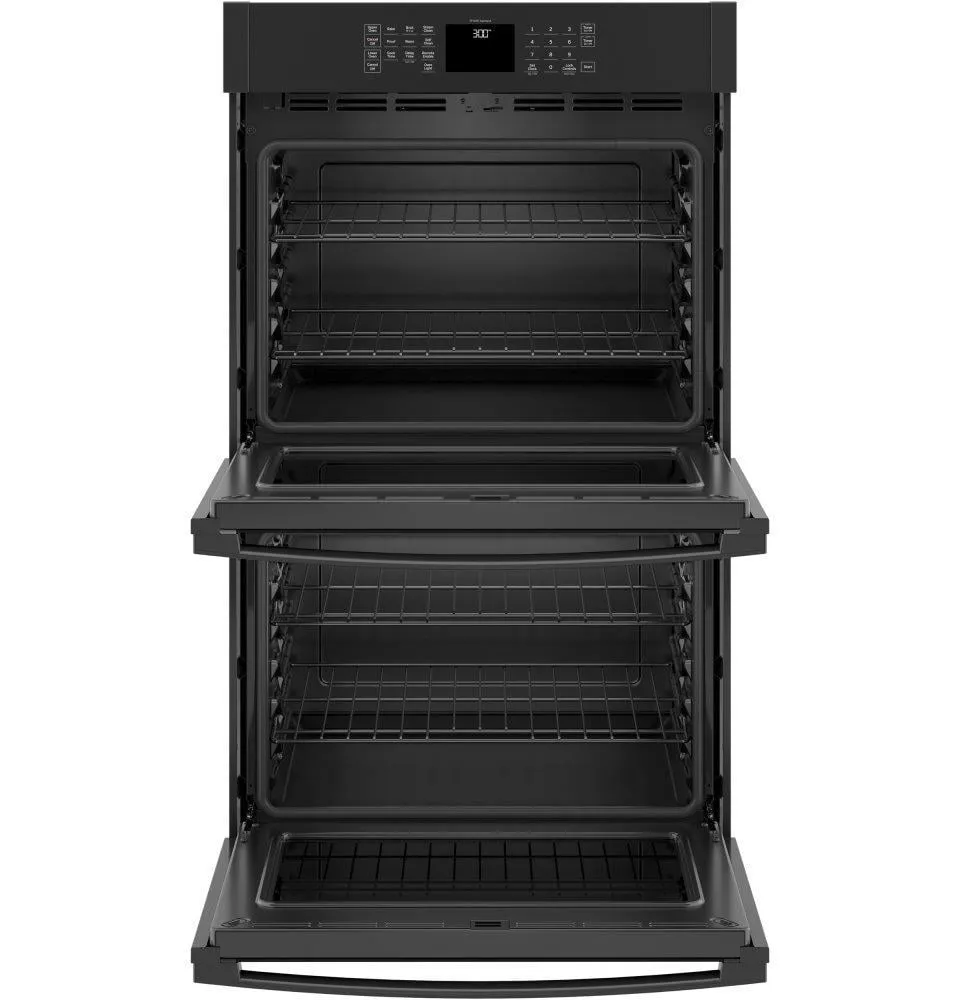 Ge Appliances JTD3000DNBB Ge? 30" Smart Built-In Self-Clean Double Wall Oven With Never-Scrub Racks