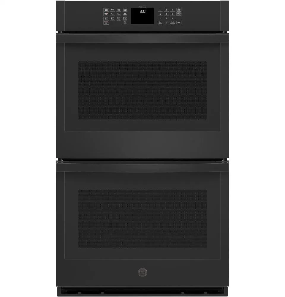 Ge Appliances JTD3000DNBB Ge? 30" Smart Built-In Self-Clean Double Wall Oven With Never-Scrub Racks