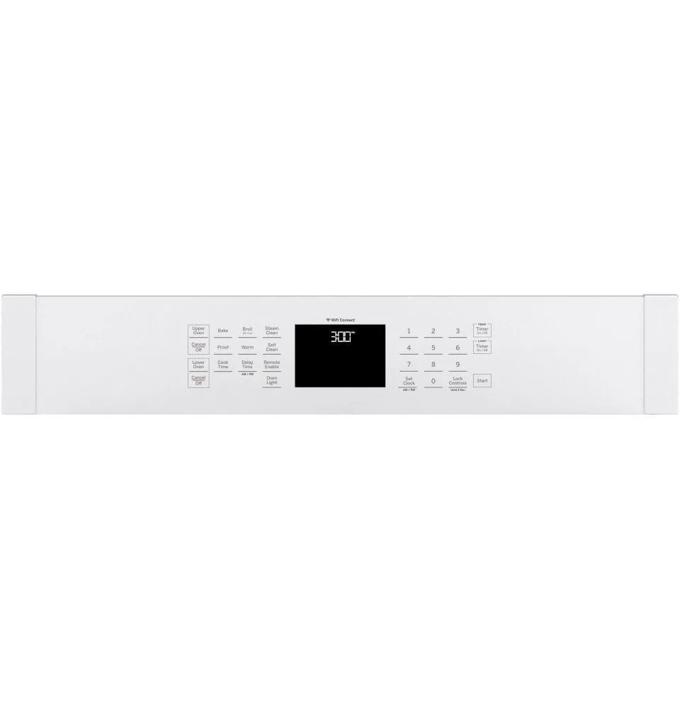 Ge Appliances JTD3000DNWW Ge? 30" Smart Built-In Self-Clean Double Wall Oven With Never-Scrub Racks