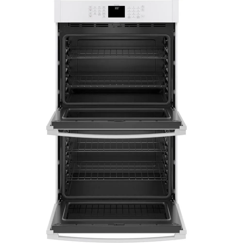 Ge Appliances JTD3000DNWW Ge? 30" Smart Built-In Self-Clean Double Wall Oven With Never-Scrub Racks