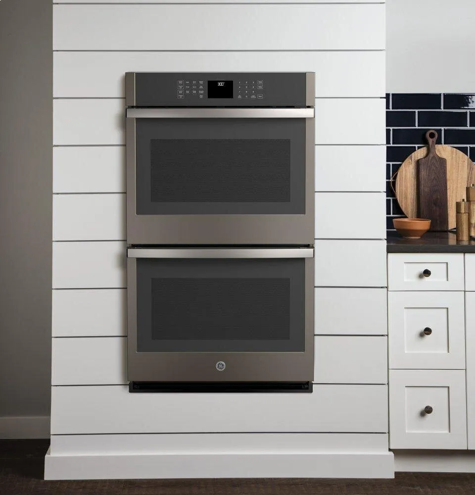 Ge Appliances JTD3000ENES Ge? 30" Smart Built-In Self-Clean Double Wall Oven With Never-Scrub Racks