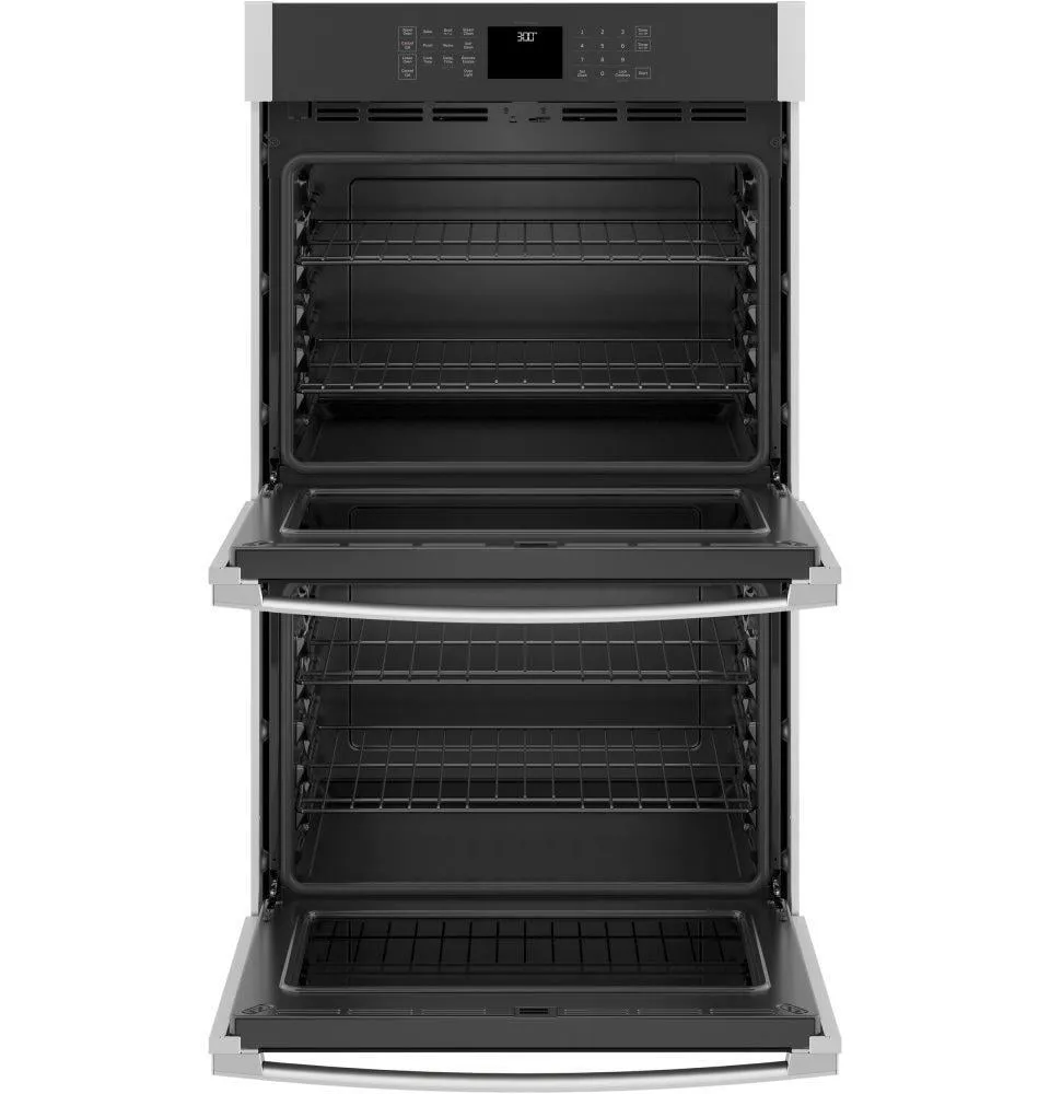 Ge Appliances JTD3000SNSS Ge? 30" Smart Built-In Self-Clean Double Wall Oven With Never-Scrub Racks