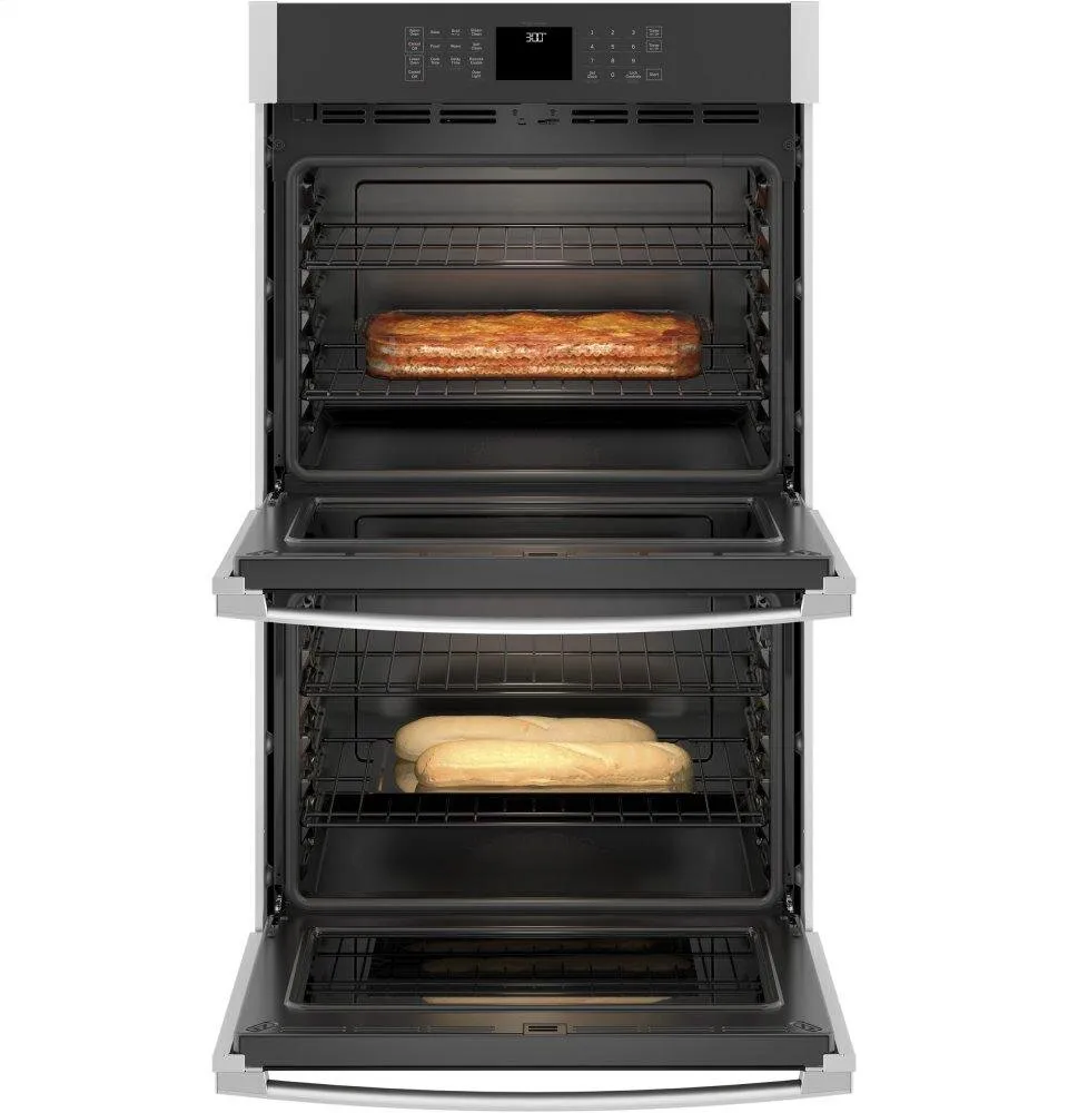 Ge Appliances JTD3000SNSS Ge? 30" Smart Built-In Self-Clean Double Wall Oven With Never-Scrub Racks