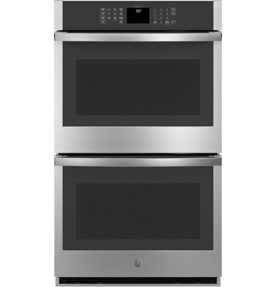 Ge Appliances JTD3000SNSS Ge? 30" Smart Built-In Self-Clean Double Wall Oven With Never-Scrub Racks