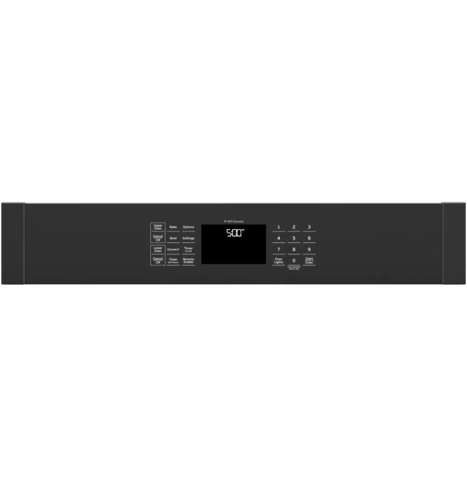 Ge Appliances JTD5000DNBB Ge? 30" Smart Built-In Self-Clean Convection Double Wall Oven With Never Scrub Racks
