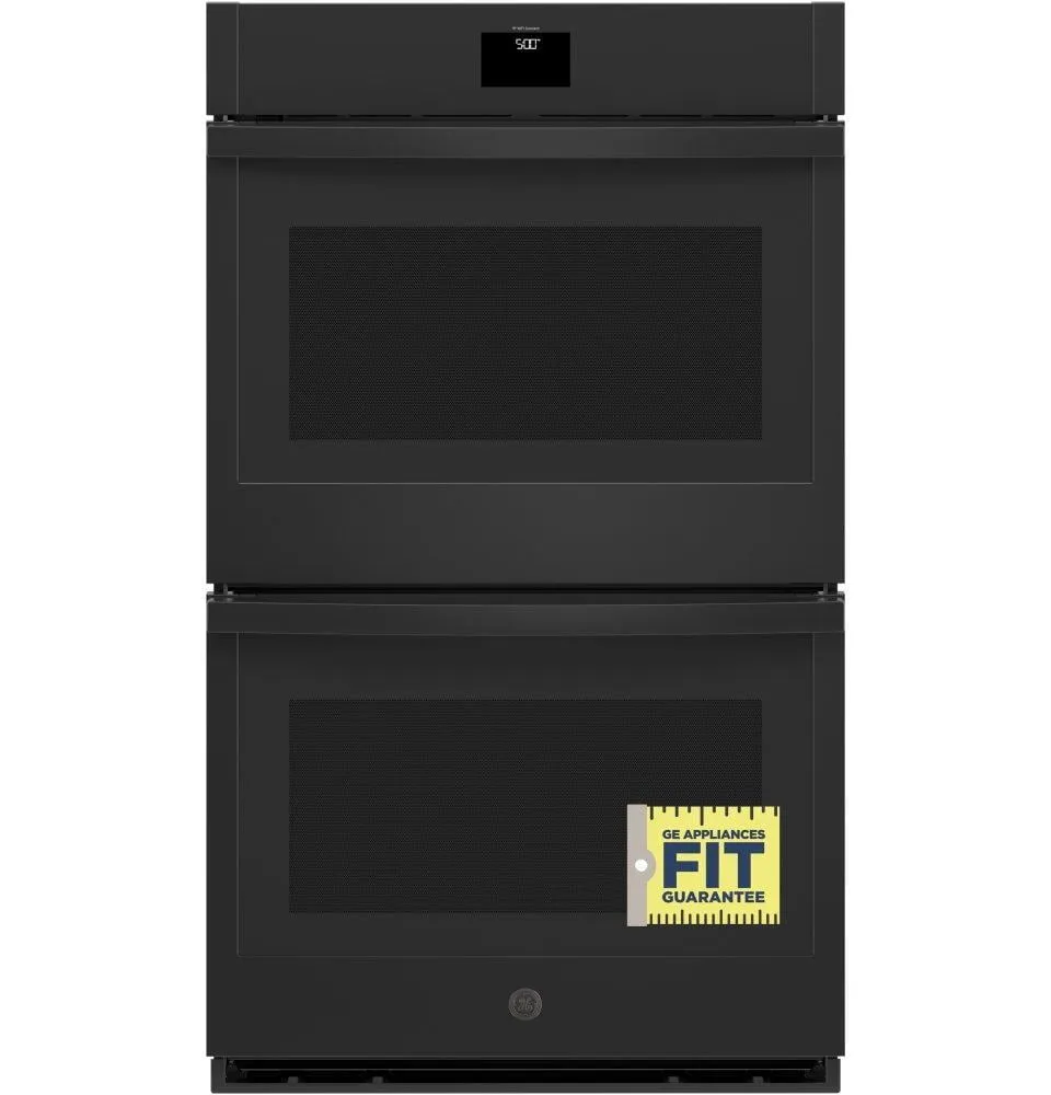 Ge Appliances JTD5000DNBB Ge? 30" Smart Built-In Self-Clean Convection Double Wall Oven With Never Scrub Racks