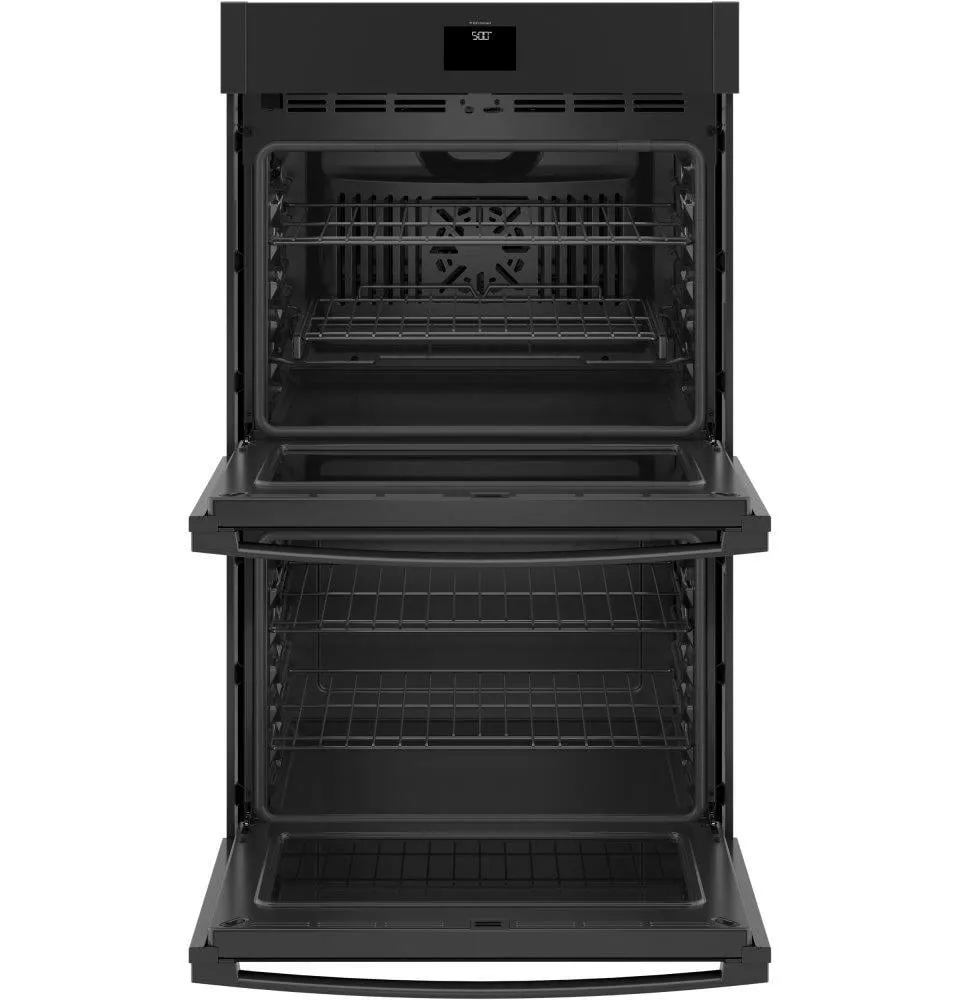 Ge Appliances JTD5000DNBB Ge? 30" Smart Built-In Self-Clean Convection Double Wall Oven With Never Scrub Racks