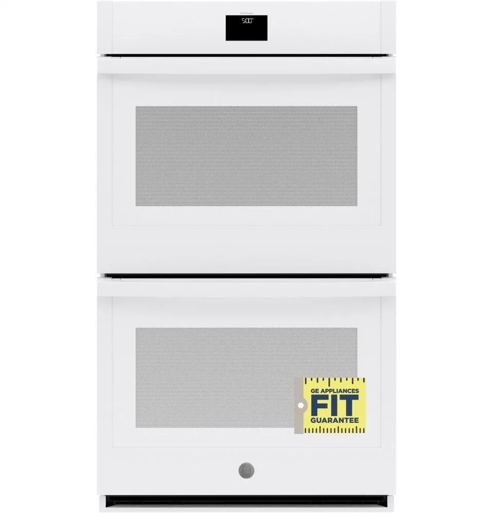 Ge Appliances JTD5000DNWW Ge? 30" Smart Built-In Self-Clean Convection Double Wall Oven With Never Scrub Racks