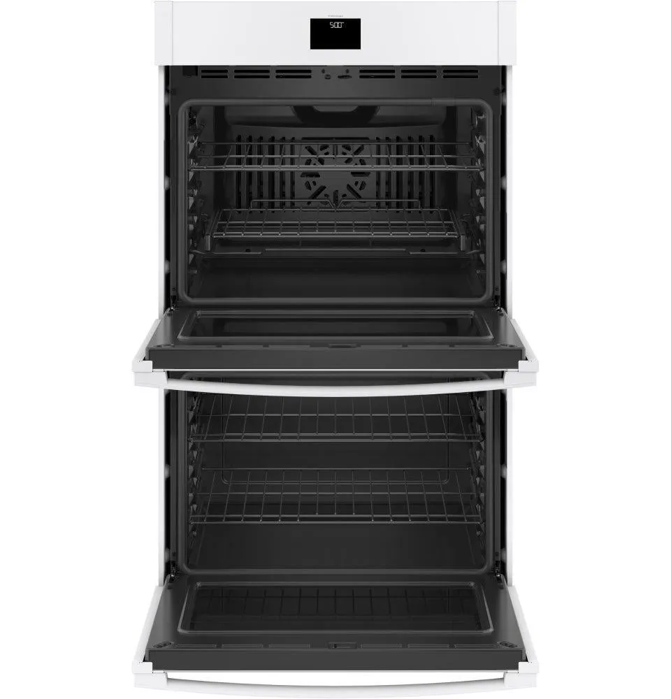 Ge Appliances JTD5000DNWW Ge? 30" Smart Built-In Self-Clean Convection Double Wall Oven With Never Scrub Racks