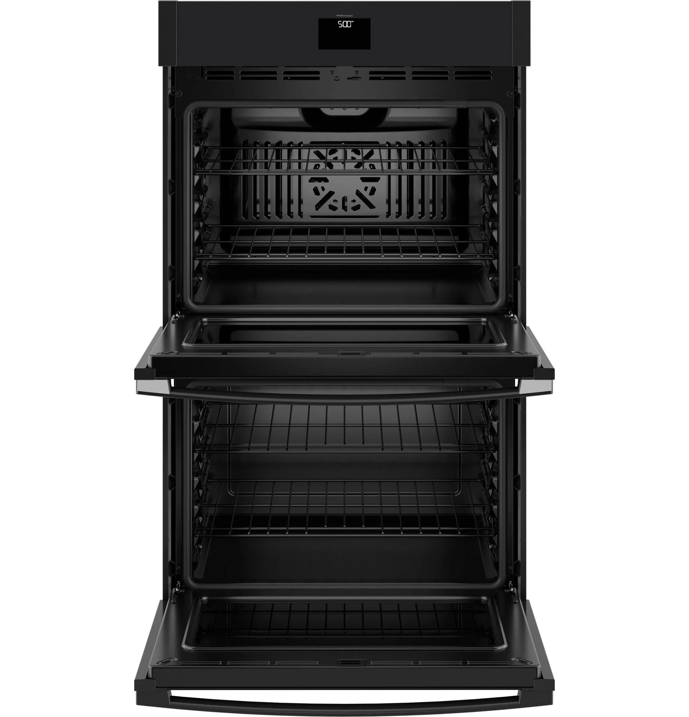 Ge Appliances JTD5000DVBB Ge? 30" Smart Built-In Self-Clean Convection Double Wall Oven With No Preheat Air Fry