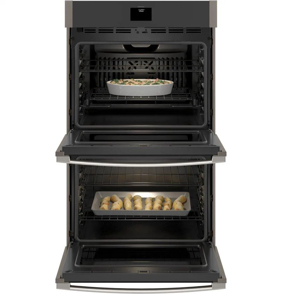 Ge Appliances JTD5000ENES Ge? 30" Smart Built-In Self-Clean Convection Double Wall Oven With Never Scrub Racks