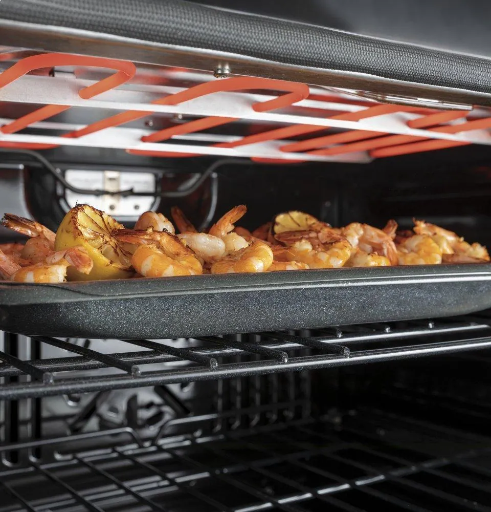 Ge Appliances JTD5000ENES Ge? 30" Smart Built-In Self-Clean Convection Double Wall Oven With Never Scrub Racks