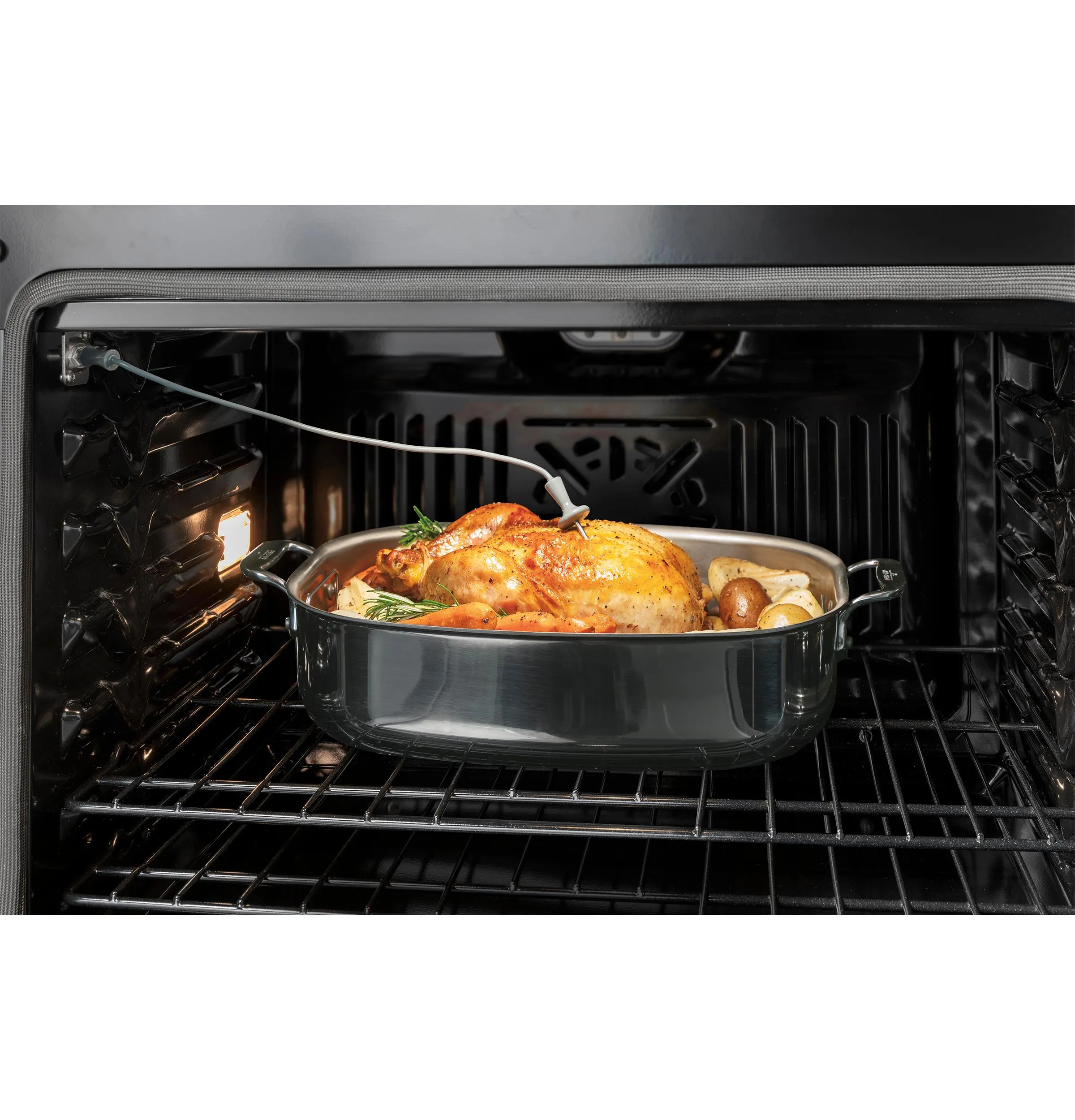 Ge Appliances JTD5000SVSS Ge? 30" Smart Built-In Self-Clean Convection Double Wall Oven With No Preheat Air Fry