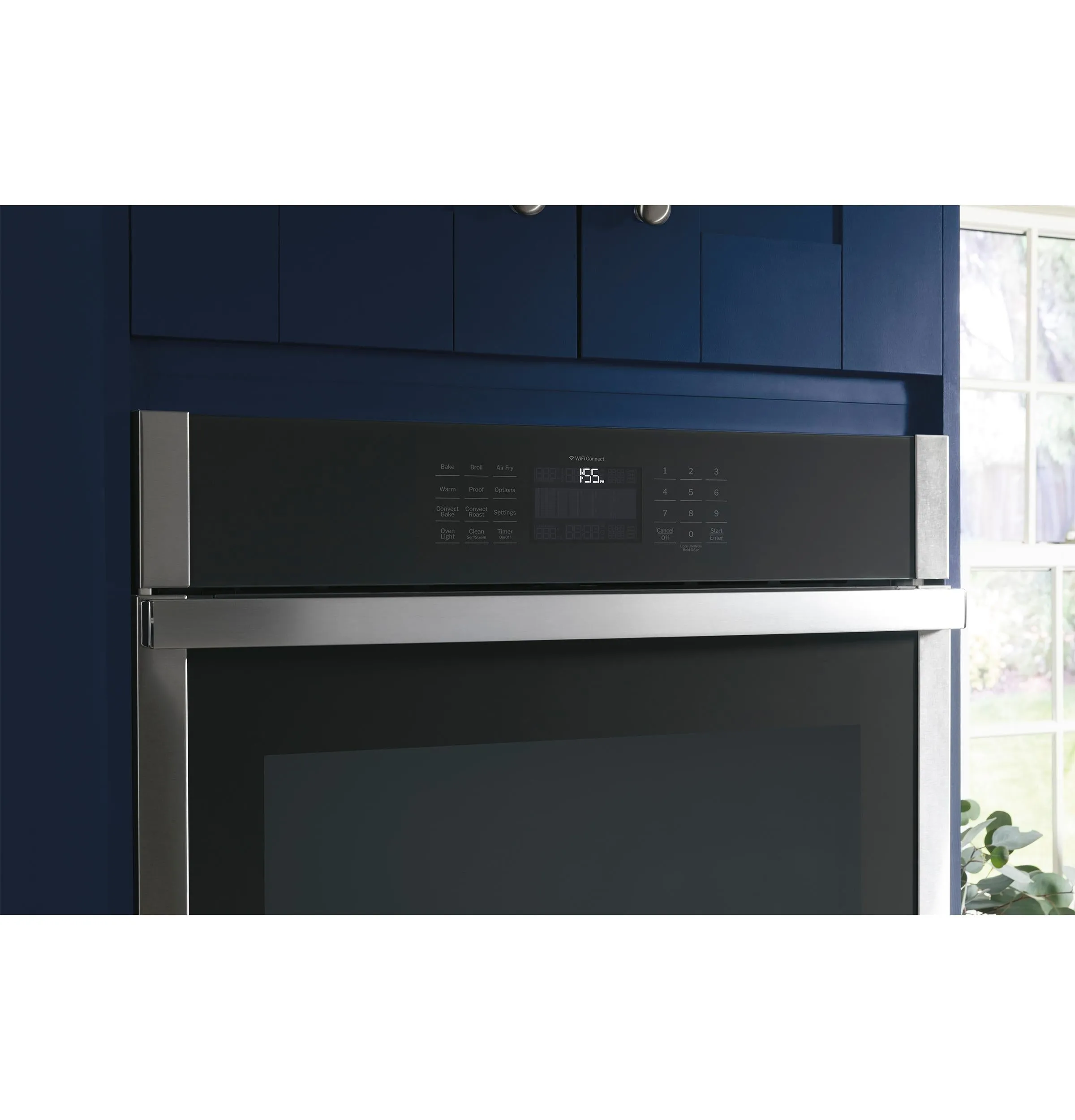 Ge Appliances JTD5000SVSS Ge? 30" Smart Built-In Self-Clean Convection Double Wall Oven With No Preheat Air Fry