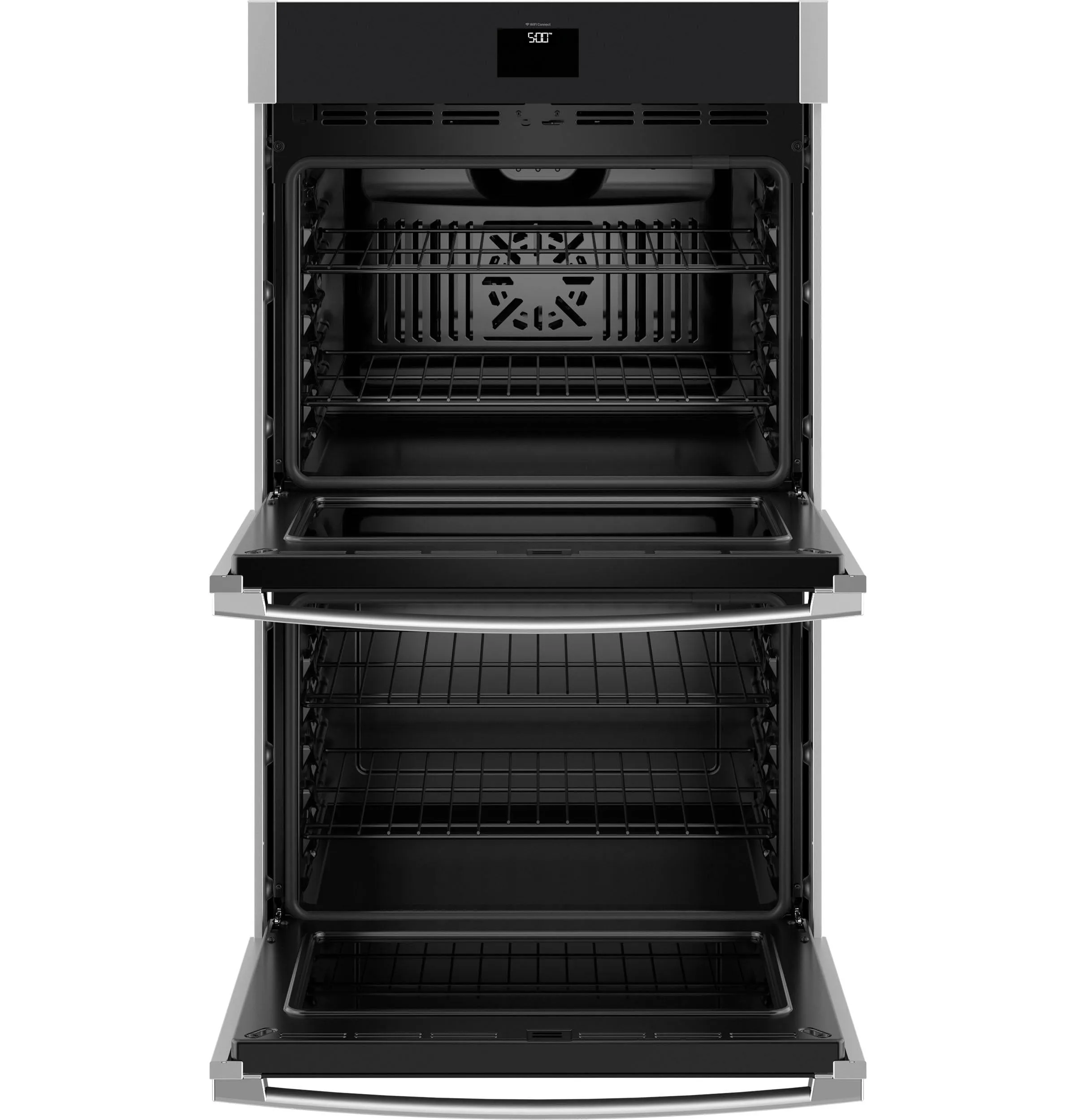 Ge Appliances JTD5000SVSS Ge? 30" Smart Built-In Self-Clean Convection Double Wall Oven With No Preheat Air Fry