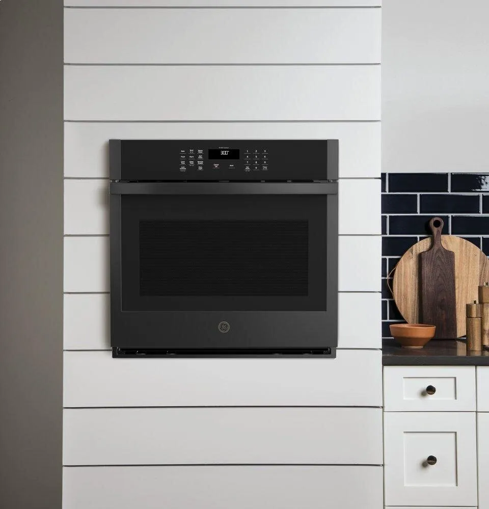 Ge Appliances JTS3000DNBB Ge? 30" Smart Built-In Self-Clean Single Wall Oven With Never-Scrub Racks