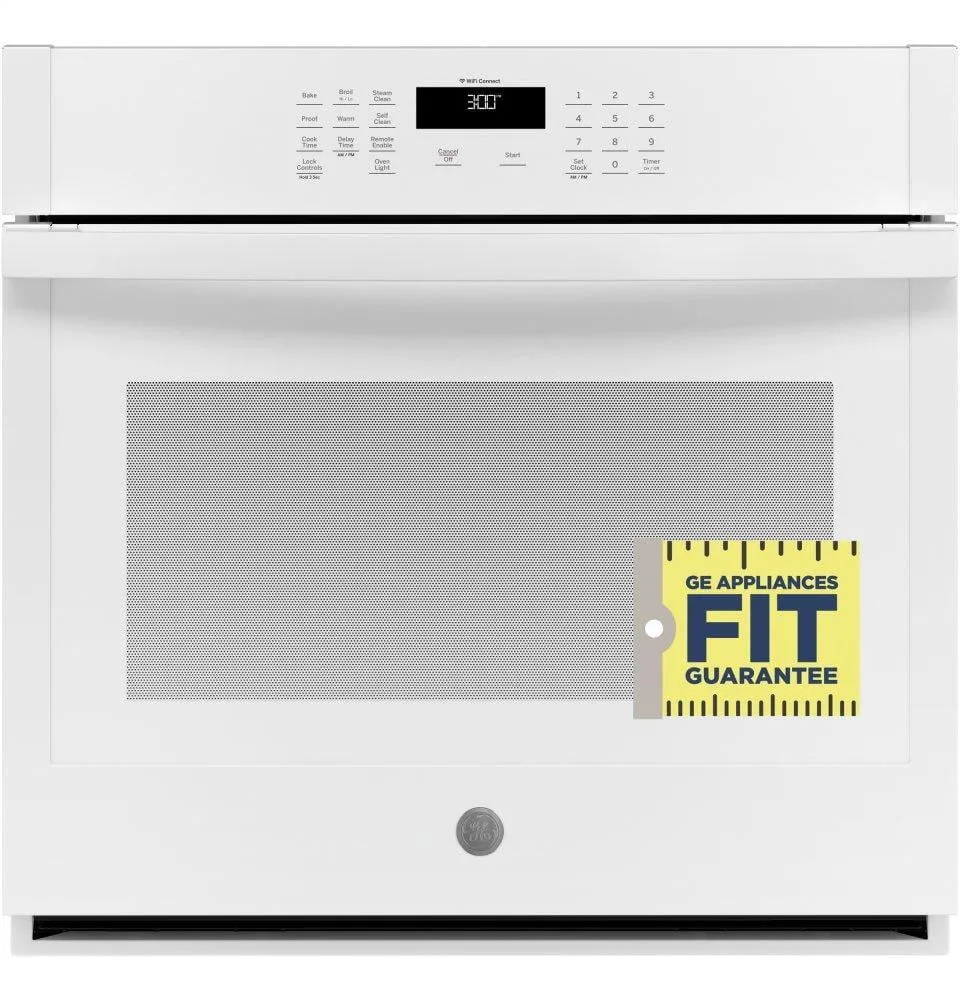 Ge Appliances JTS3000DNWW Ge? 30" Smart Built-In Self-Clean Single Wall Oven With Never-Scrub Racks