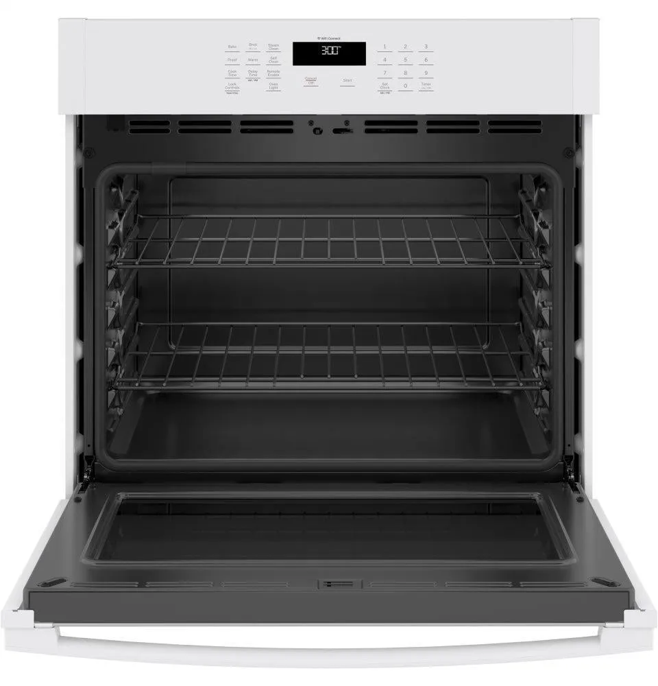 Ge Appliances JTS3000DNWW Ge? 30" Smart Built-In Self-Clean Single Wall Oven With Never-Scrub Racks