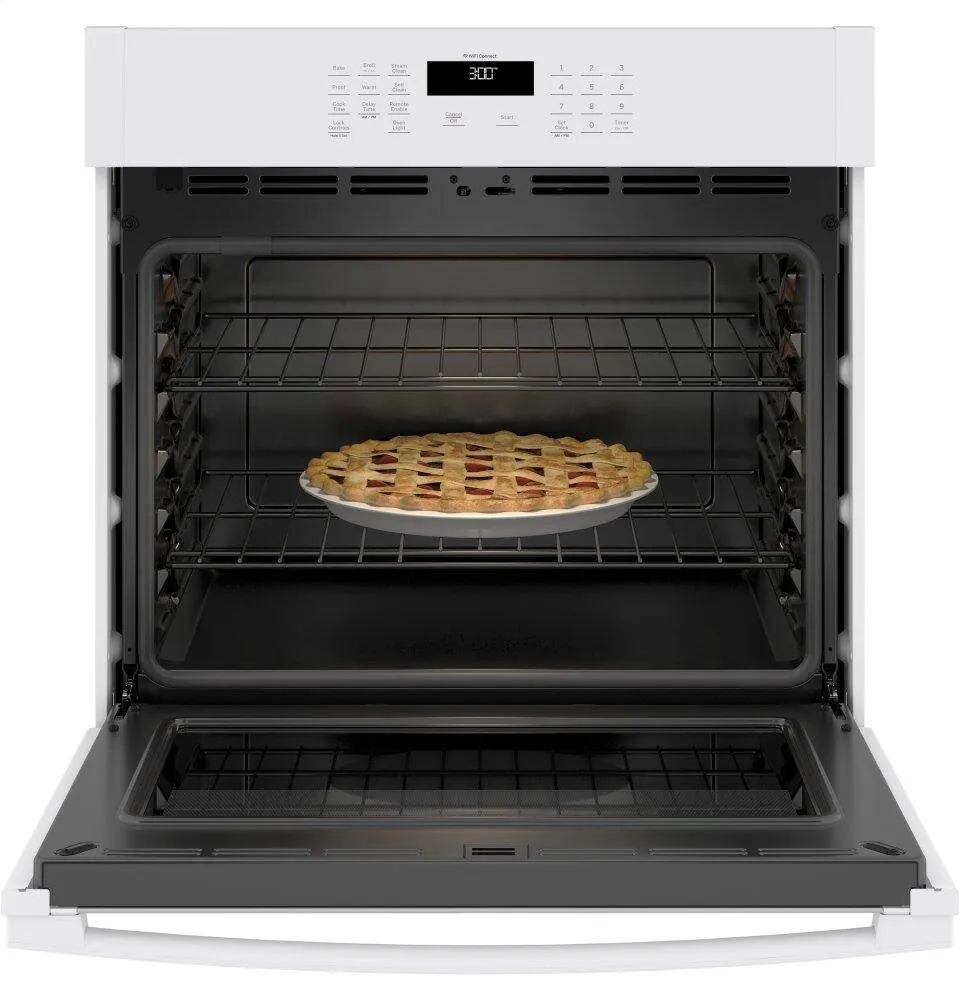 Ge Appliances JTS3000DNWW Ge? 30" Smart Built-In Self-Clean Single Wall Oven With Never-Scrub Racks