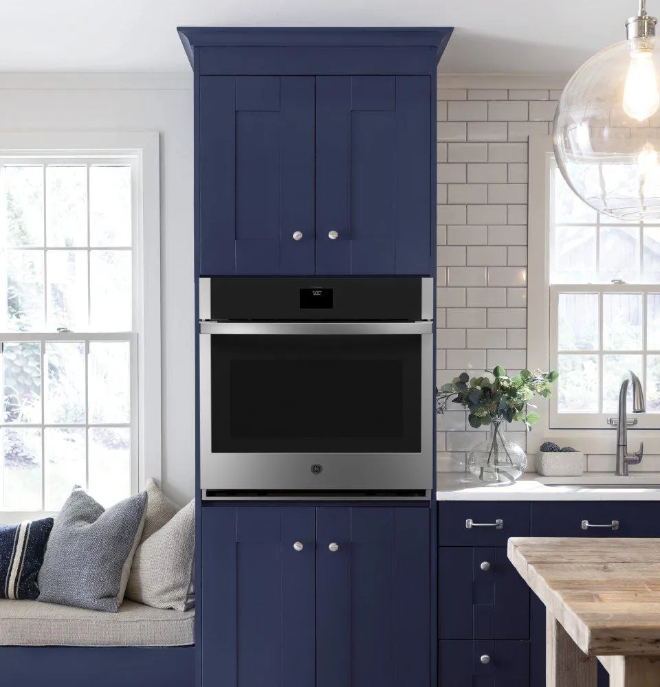 Ge Appliances JTS5000SNSS Ge? 30" Smart Built-In Self-Clean Convection Single Wall Oven With Never Scrub Racks