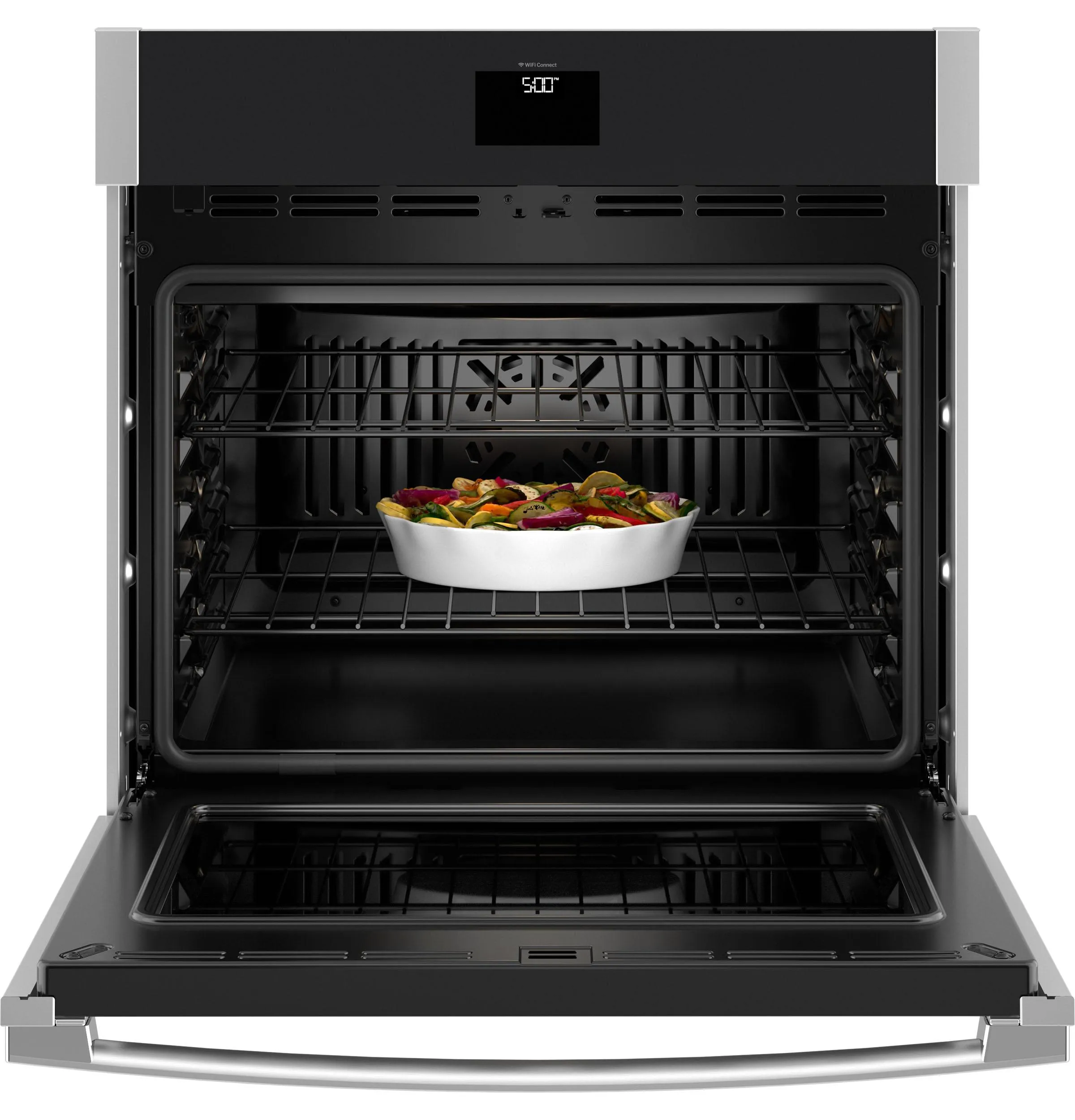 Ge Appliances JTS5000SVSS Ge? 30" Smart Built-In Self-Clean Convection Single Wall Oven With No Preheat Air Fry