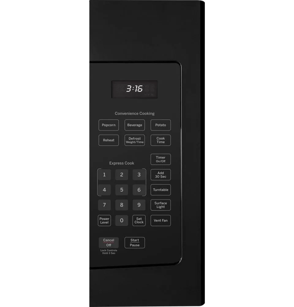 Ge Appliances JVM3160DFBB Ge 1.6 Cu. Ft. Over-The-Range Microwave Oven