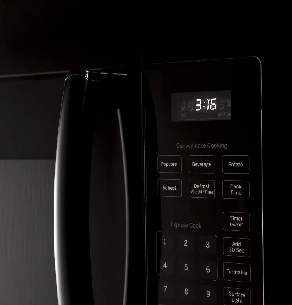 Ge Appliances JVM3160DFBB Ge 1.6 Cu. Ft. Over-The-Range Microwave Oven