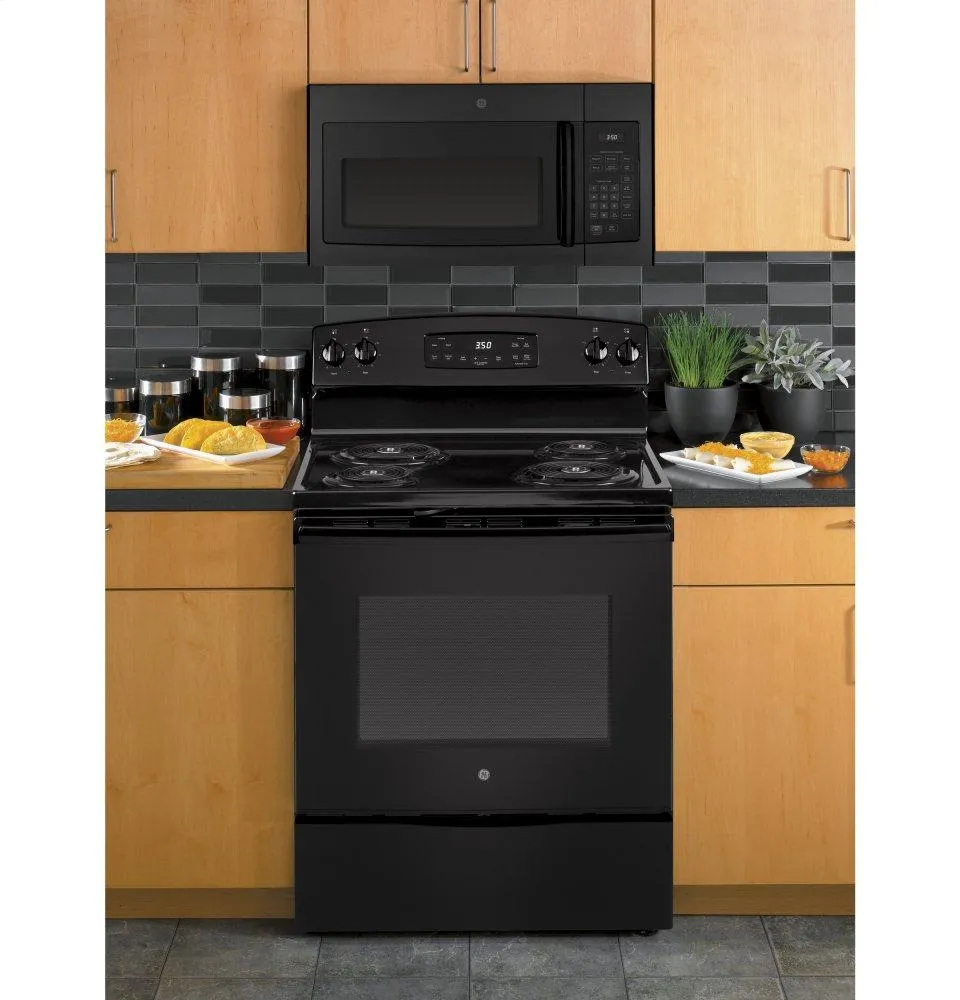 Ge Appliances JVM3160DFBB Ge 1.6 Cu. Ft. Over-The-Range Microwave Oven