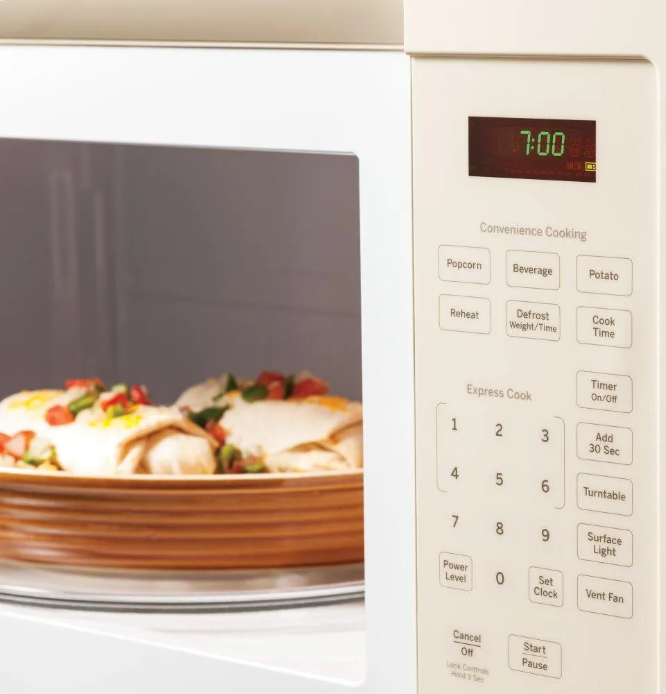Ge Appliances JVM3160DFCC Ge? 1.6 Cu. Ft. Over-The-Range Microwave Oven