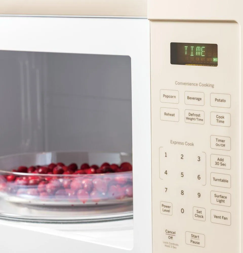Ge Appliances JVM3160DFCC Ge? 1.6 Cu. Ft. Over-The-Range Microwave Oven