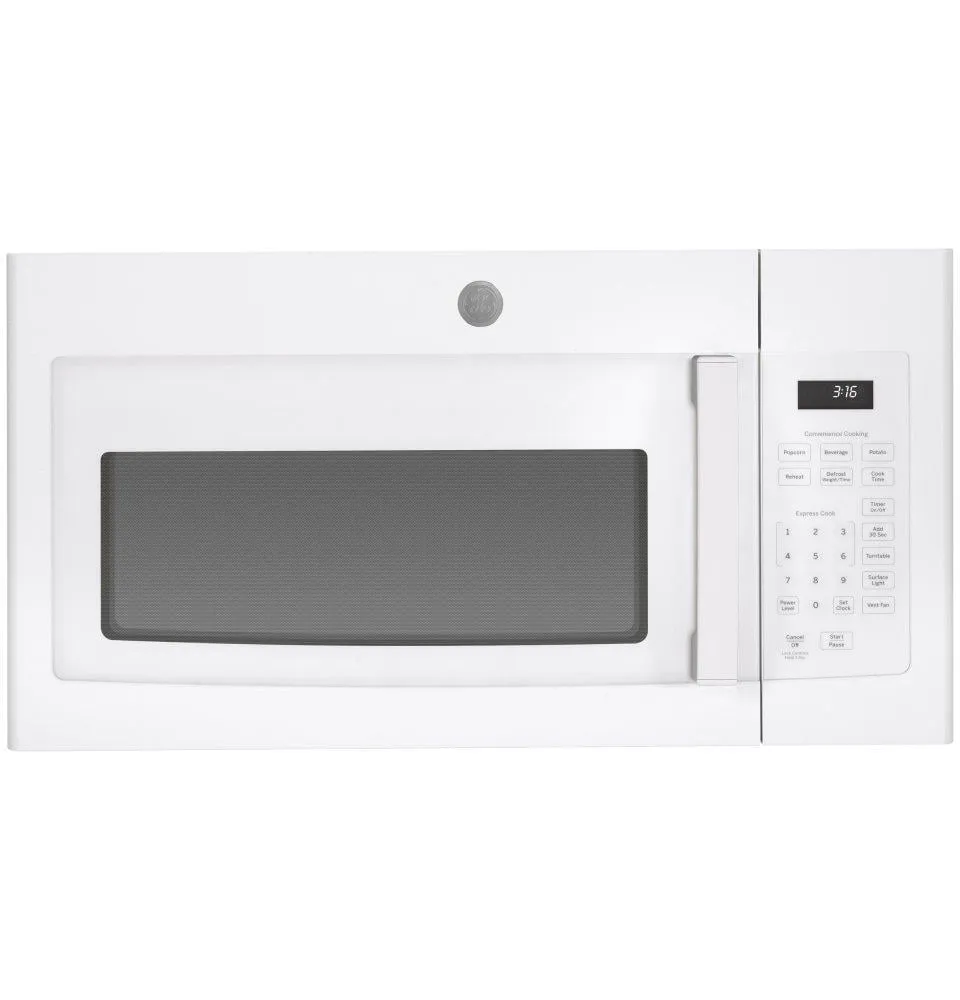 Ge Appliances JVM3160DFWW Ge? 1.6 Cu. Ft. Over-The-Range Microwave Oven