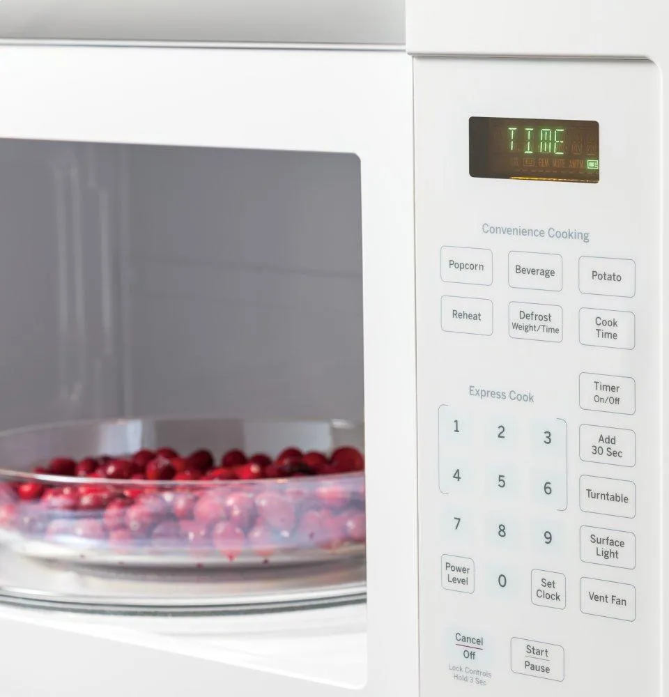 Ge Appliances JVM3160DFWW Ge? 1.6 Cu. Ft. Over-The-Range Microwave Oven