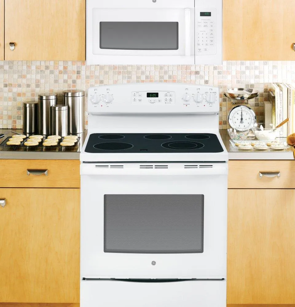 Ge Appliances JVM3160DFWW Ge? 1.6 Cu. Ft. Over-The-Range Microwave Oven