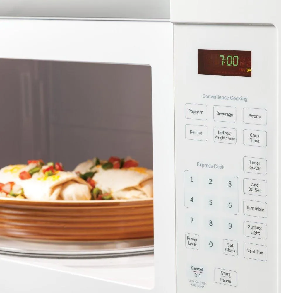 Ge Appliances JVM3160DFWW Ge? 1.6 Cu. Ft. Over-The-Range Microwave Oven