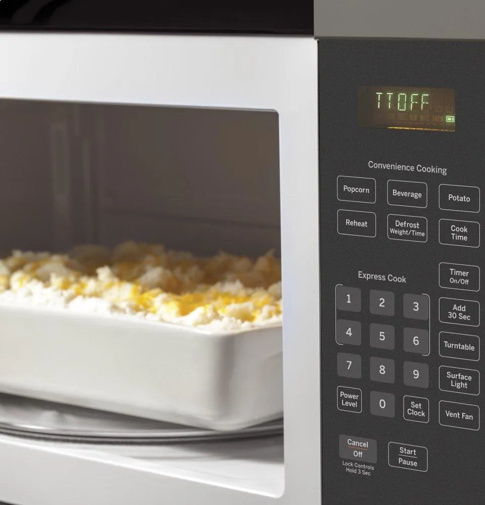 Ge Appliances JVM3160EFES Ge? 1.6 Cu. Ft. Over-The-Range Microwave Oven