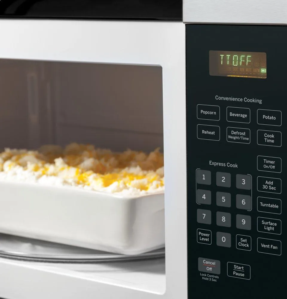 Ge Appliances JVM3160RFSS Ge? 1.6 Cu. Ft. Over-The-Range Microwave Oven