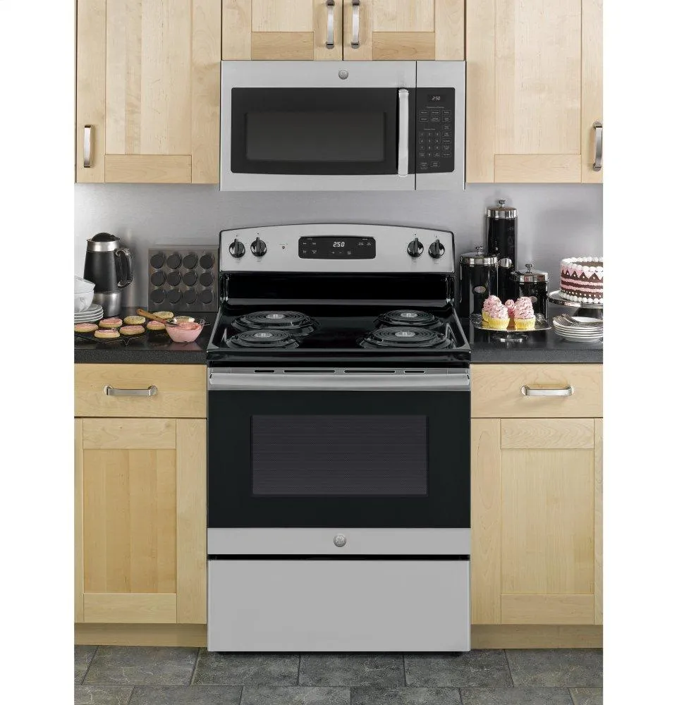 Ge Appliances JVM3160RFSS Ge? 1.6 Cu. Ft. Over-The-Range Microwave Oven