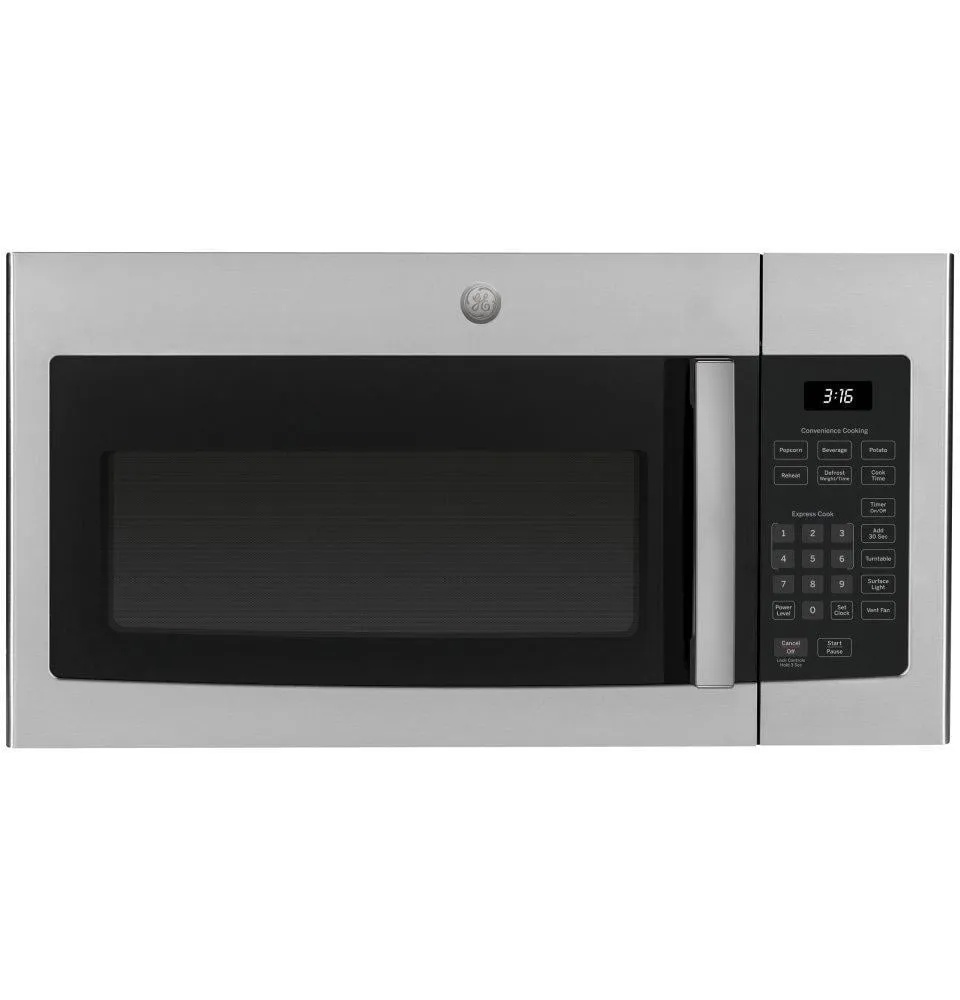 Ge Appliances JVM3160RFSS Ge? 1.6 Cu. Ft. Over-The-Range Microwave Oven