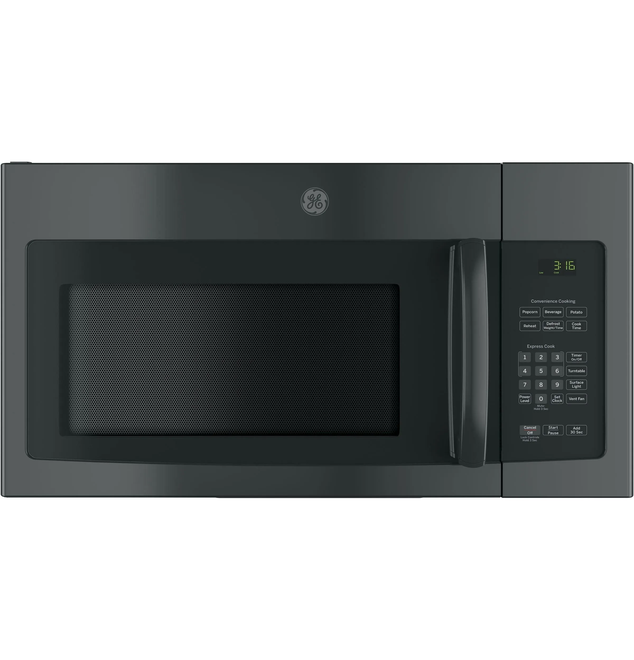 Ge Appliances JVM3162DJBB Ge? 1.6 Cu. Ft. Over-The-Range Microwave Oven