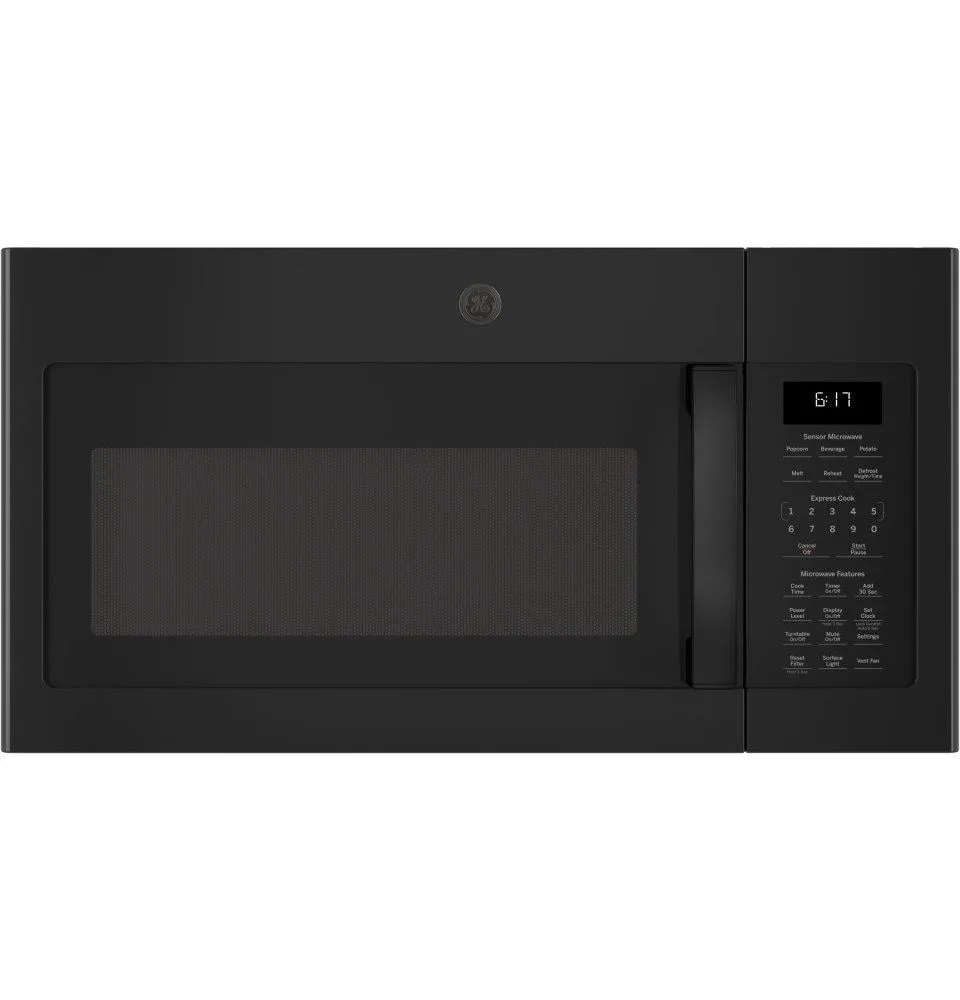 Ge Appliances JVM6172DKBB Ge? 1.7 Cu. Ft. Over-The-Range Microwave Oven