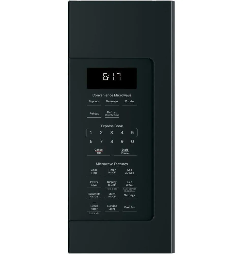 Ge Appliances JVM6172DKBB Ge? 1.7 Cu. Ft. Over-The-Range Microwave Oven