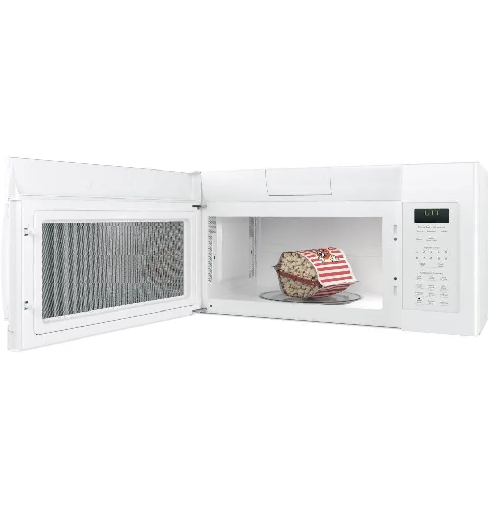 Ge Appliances JVM6172DKWW Ge? 1.7 Cu. Ft. Over-The-Range Microwave Oven